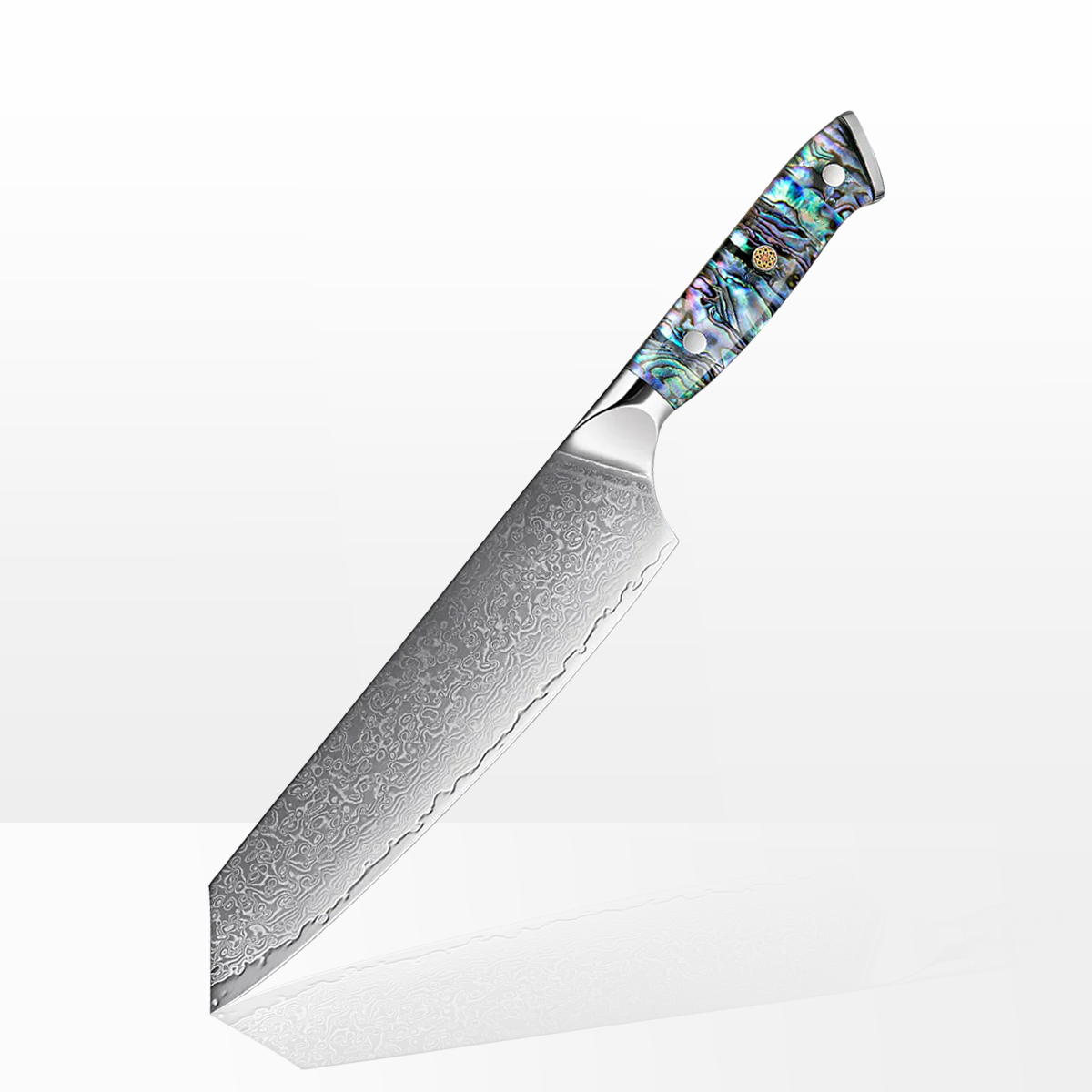 Aonami Damascus Kiritsuke Knife