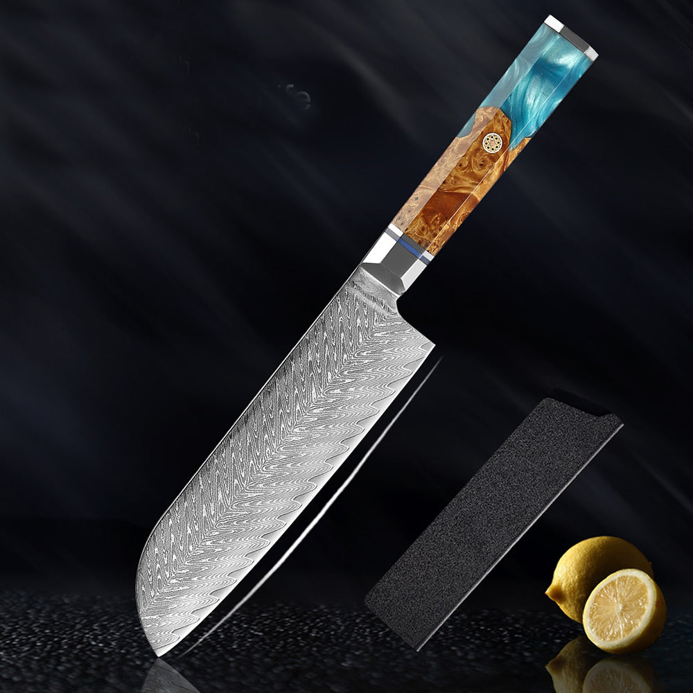 Sora Damascus Santoku