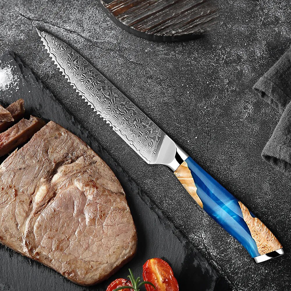 Umi Damascus Steak Knife Bundle